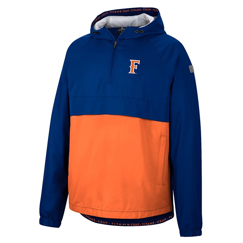 Colossuem F Windbreaker Pullover Jacket - Navy